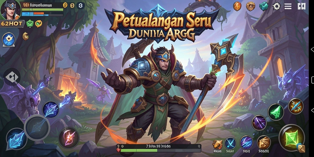 Tampilan gameplay ARPG yang menantang di 62HOT.