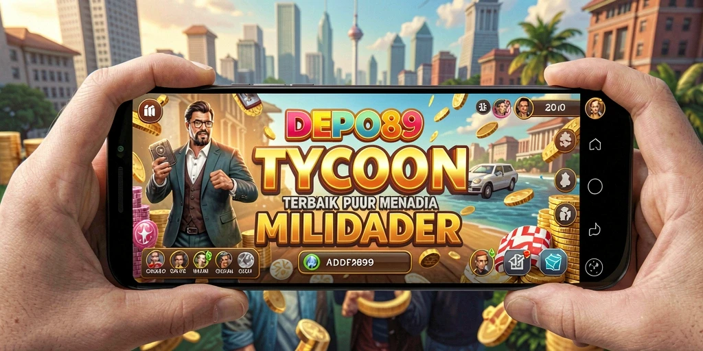 Tampilan gameplay menarik dalam game Tycoon DEPO89.