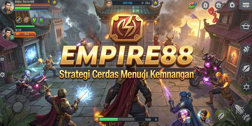 Tampilan dinamis gameplay EMPIRE88 dengan strategi mendalam.