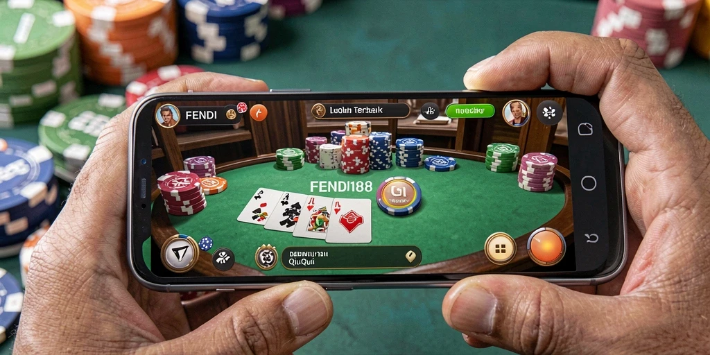 Tampilan gameplay QiuQiu yang menegangkan dan interaktif.