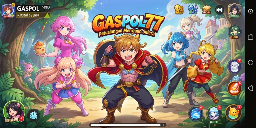 Tampilan menarik dari gameplay <strong>GASPOL77</strong> yang penuh warna.