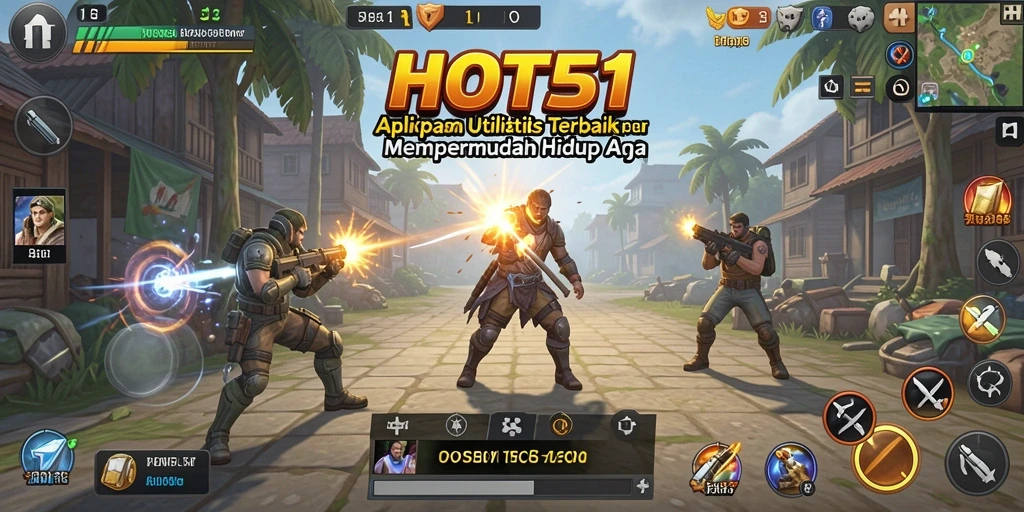 Tampilan menarik dan fungsionalitas aplikasi Utility HOT51.