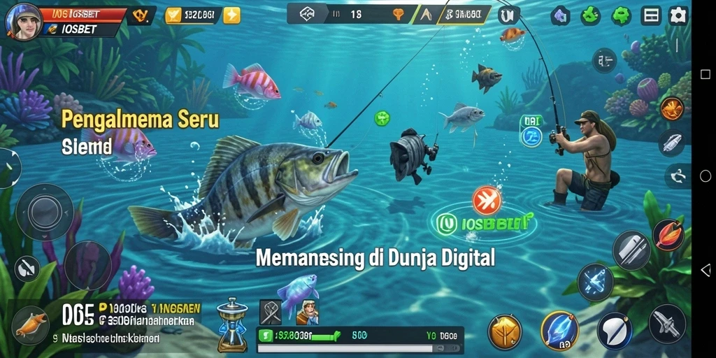 Tangkapan ikan besar dalam gameplay IOSBET yang menakjubkan.
