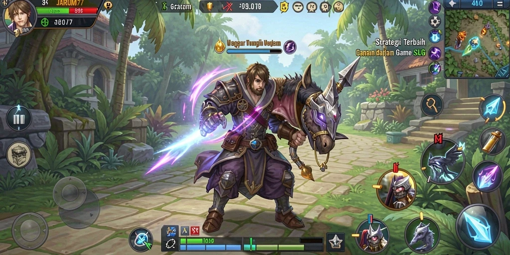 Gameplay menantang dengan strategi yang mendalam dalam JARUM77.