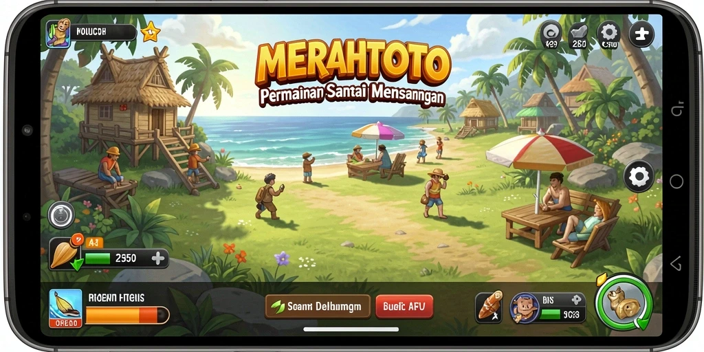 Tampilan gameplay menarik dari MERAHTOTO yang menyenangkan.