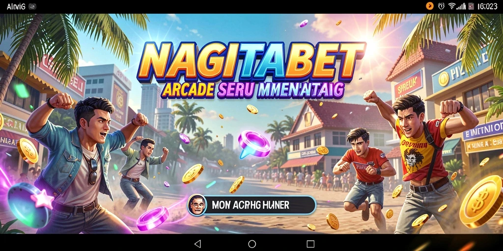Screenshot menunjukkan gameplay seru dalam NAGITABET dengan berbagai tantangan.