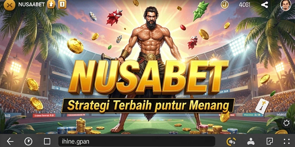 Tampilan gameplay NUSABET yang mendebarkan dan penuh strategi.