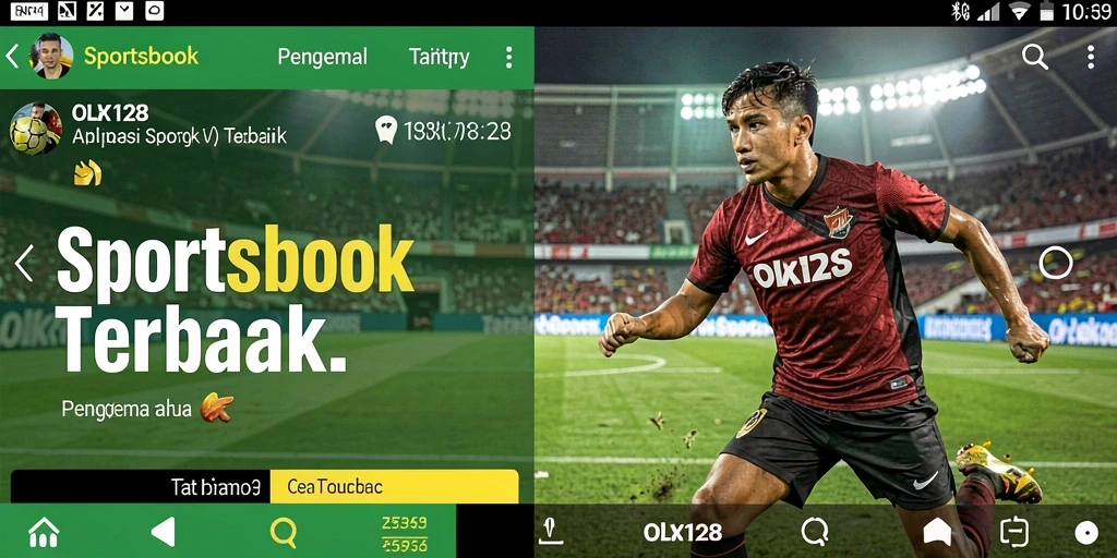 Tampilan utama OLX128 menampilkan berbagai pilihan taruhan menarik.