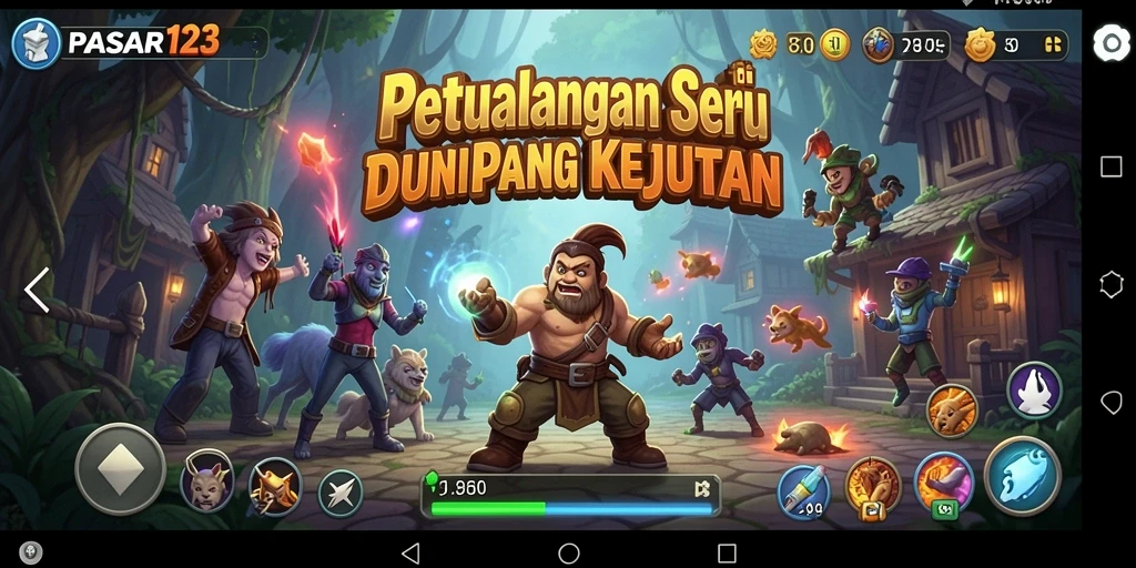 Gameplay PASAR123 yang penuh aksi dan petualangan.