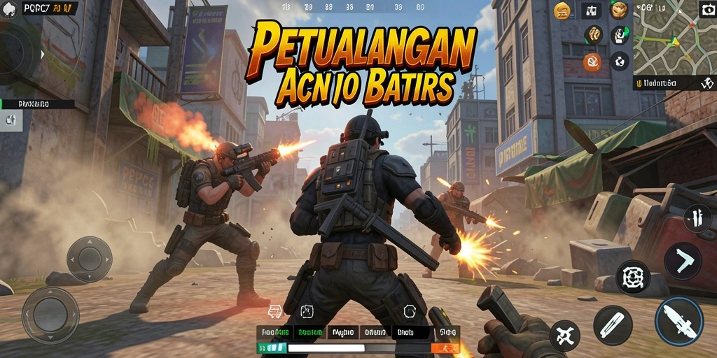 Tampilan gameplay ARPG PCPC7 yang menegangkan dan dinamis.