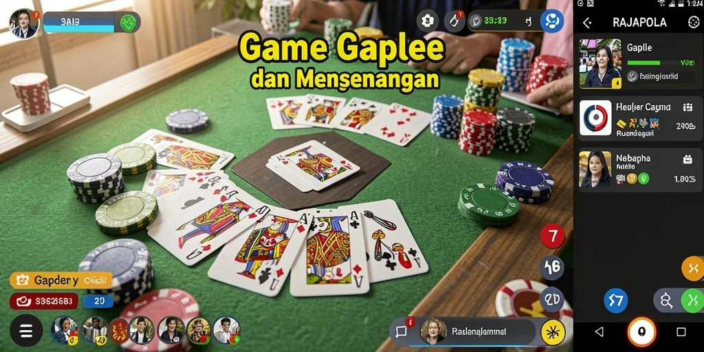 Tampilan gameplay <strong>RAJAPOLA</strong> yang seru dan interaktif.