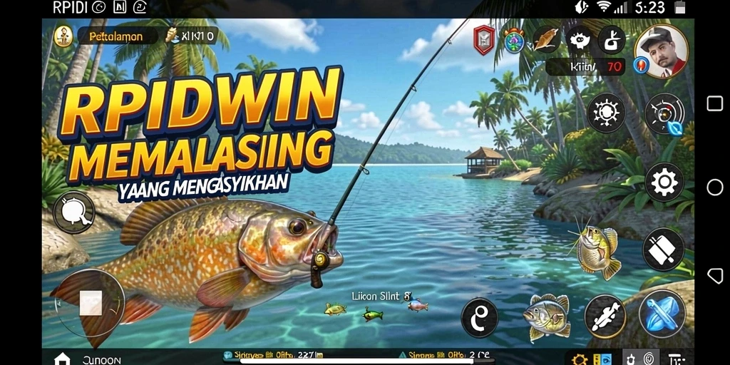 Tampilan gameplay RPIDWIN yang menarik dan menantang.
