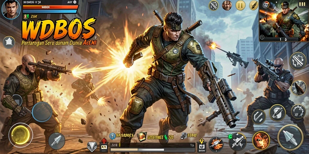 Tampilan menarik dari gameplay WDBOS yang penuh aksi.